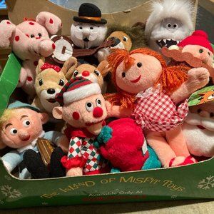 Vintage 1998 Stuffins Beanie Plush, Lot Of 12, Island of Misfit Toys, CVS in box